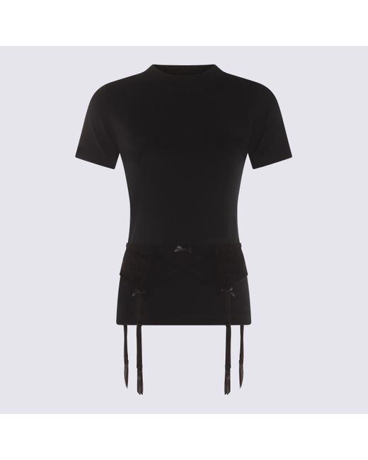 Balenciaga Black T-Shirts And Polos
