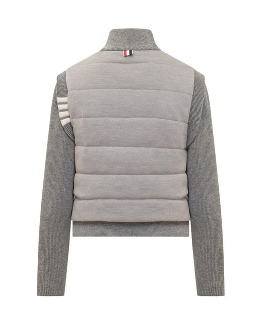 Thom Browne Gray Coats & Jackets