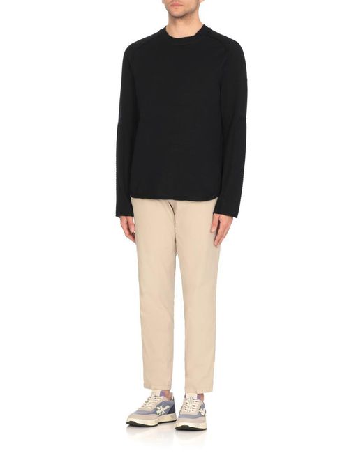 Premiata Blue Cotton Sweater for men