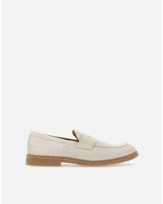 Eleventy White Flat Shoes for men