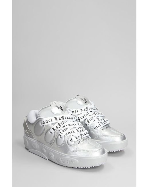 PUMA White La France Sneakers