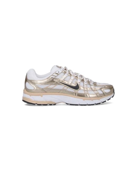 Nike White "P-6000" Sneakers