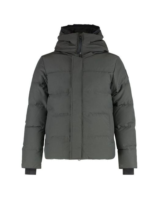 Canada Goose Gray Macmillan Technical Fabric Parka for men