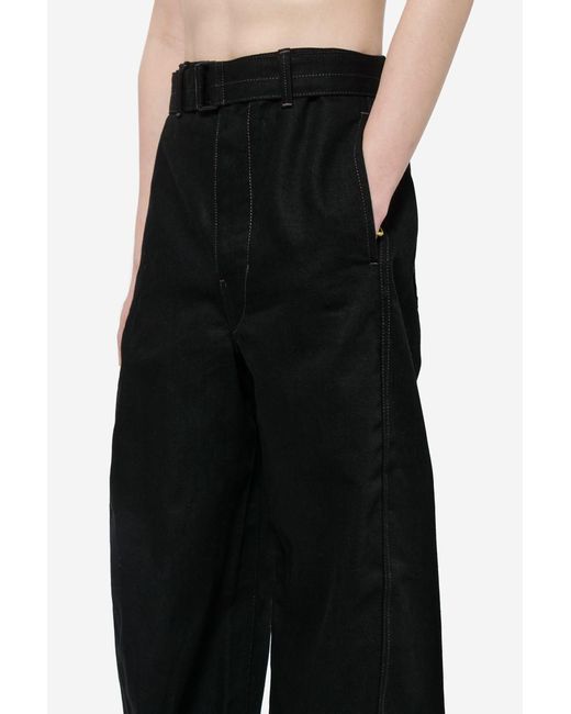 Lemaire Black Pants for men