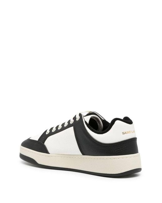 Saint Laurent Black Sl/61 Low Top Sneakers for men