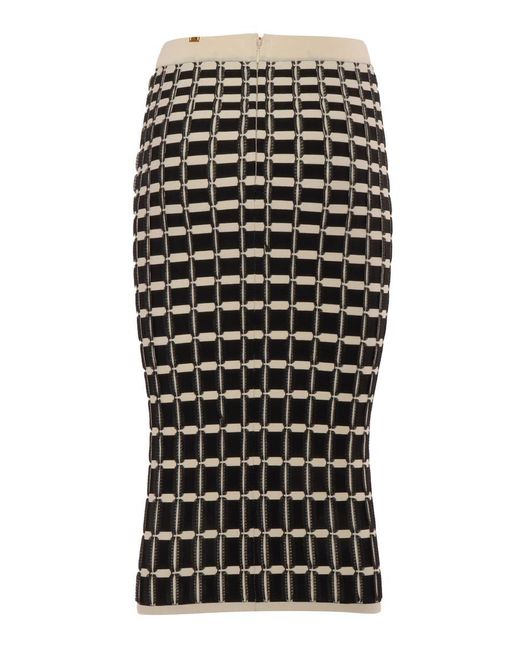 Elisabetta Franchi Black Skirt