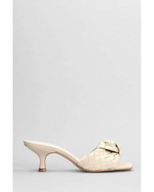 SCHUTZ SHOES Natural Slipper-Mule