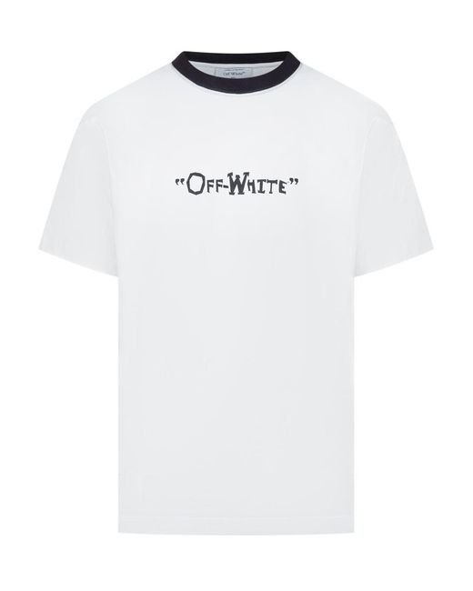 Off-White c/o Virgil Abloh White T-Shirt Quote Tee for men