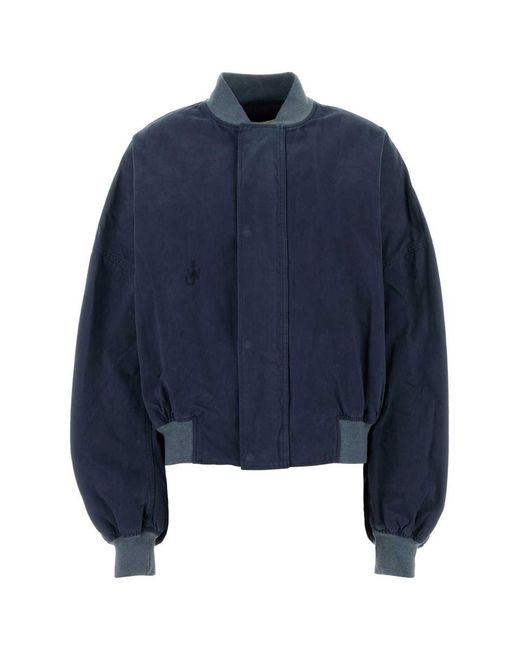 J.W. Anderson Blue Jw Anderson Air Force Cotton Bomber Jacket