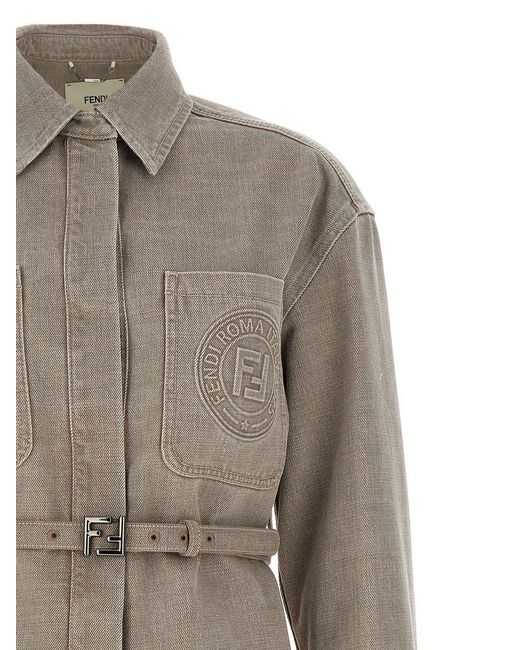 Fendi Brown 'Go-To' Jacket