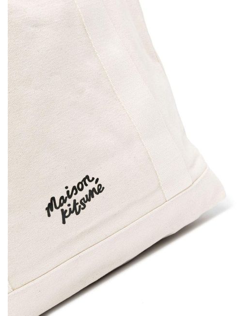 Maison Kitsuné White Shoulderbags