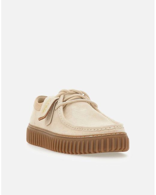 Clarks White Flat Shoes for men