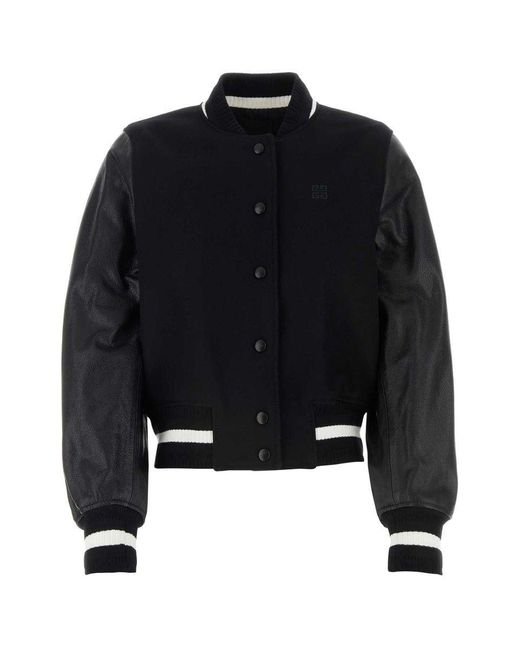 Givenchy Black 'Varsity' Bomber Jacket