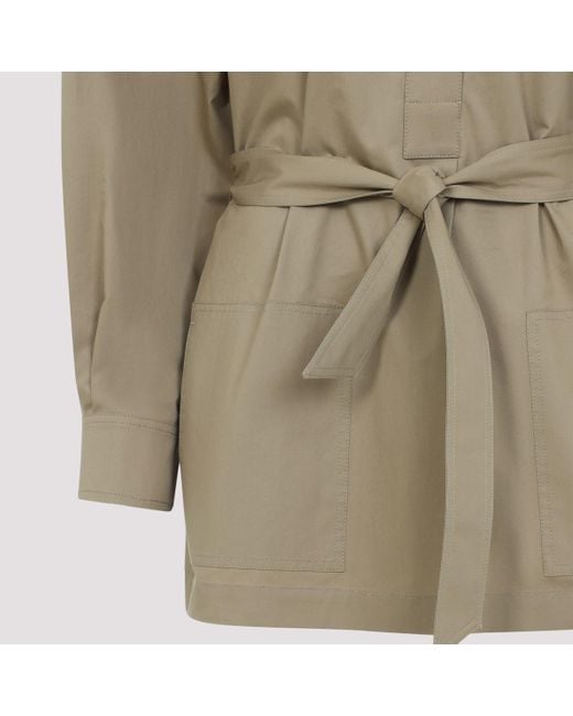 Saint Laurent Natural Elegant Mini Shirt For