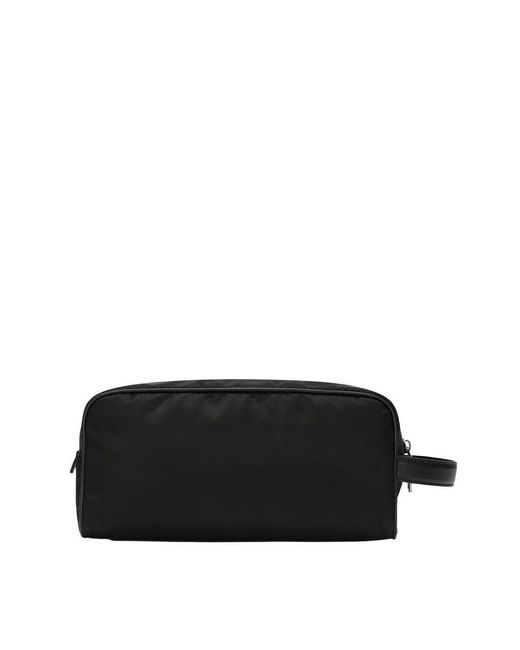 Dolce & Gabbana Black Necessaire With Logo Plaque for men