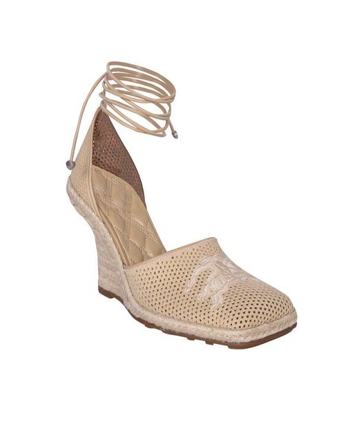 Burberry Metallic Espadrillas