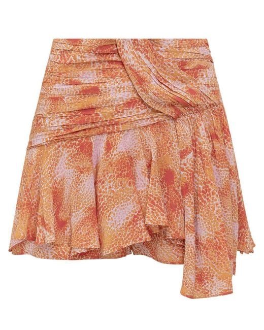 IRO Orange Issah Skirt