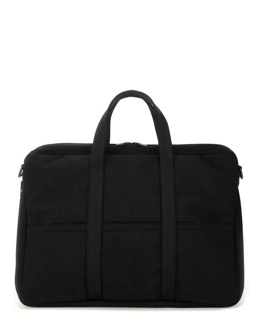 Porter-Yoshida and Co Black Tension 2Way Briefcase for men