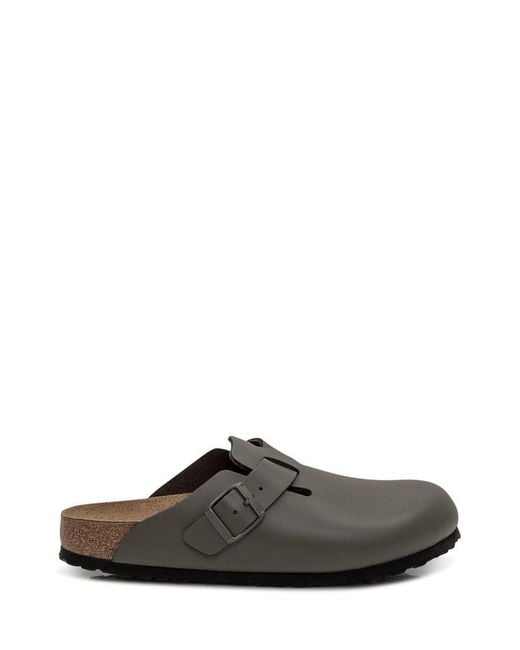 Birkenstock Gray Boston Sandalwood for men