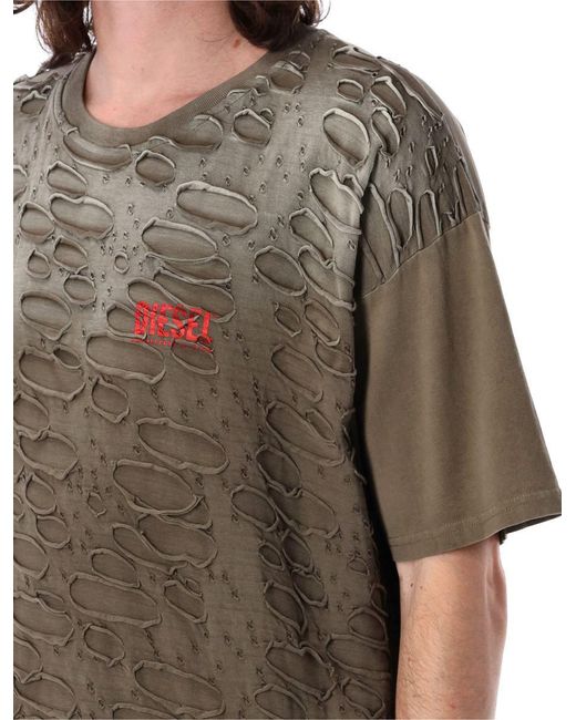 DIESEL Green T-Boxt-R29 T-Shirt for men
