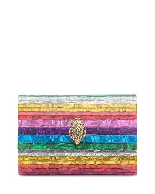 Kurt Geiger Gray Eagle Party Clutch Bag