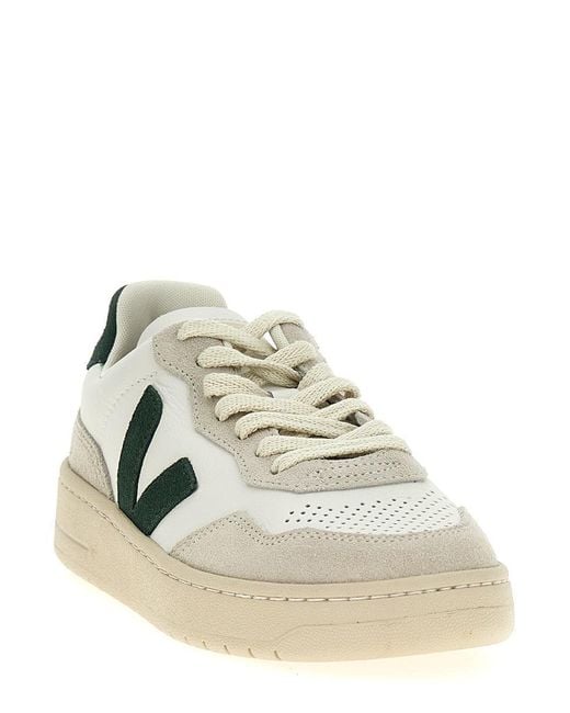 Veja Green 'V-90' Sneakers