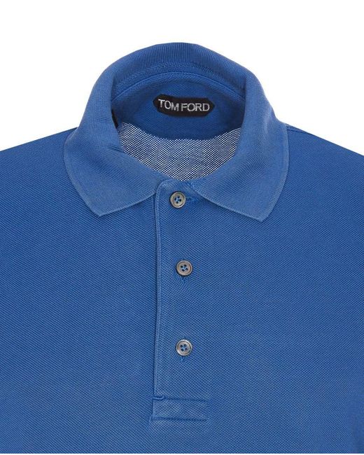 Tom Ford Blue T-Shirts And Polos for men