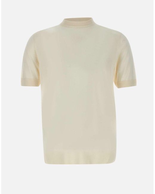 Eleventy White T-Shirts And Polos for men