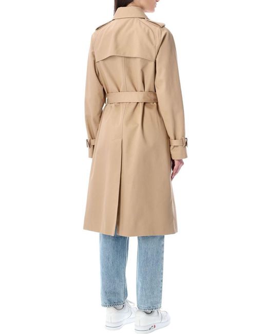A.P.C. Natural Classic Double-Breasted Trench Jacket