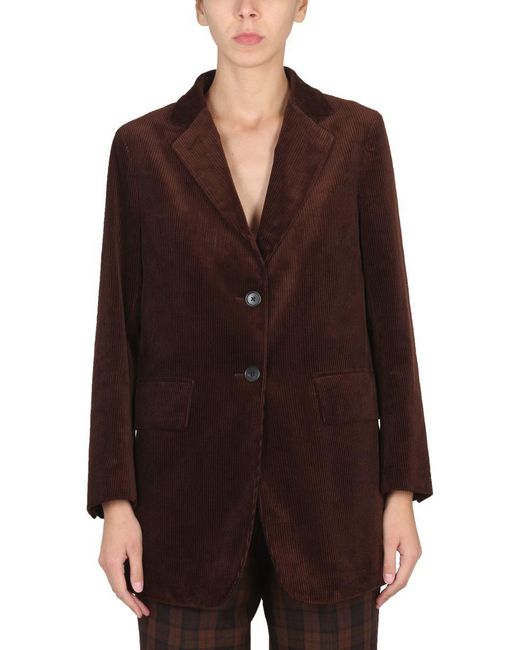 Margaret Howell Brown Single-Breasted Jacket