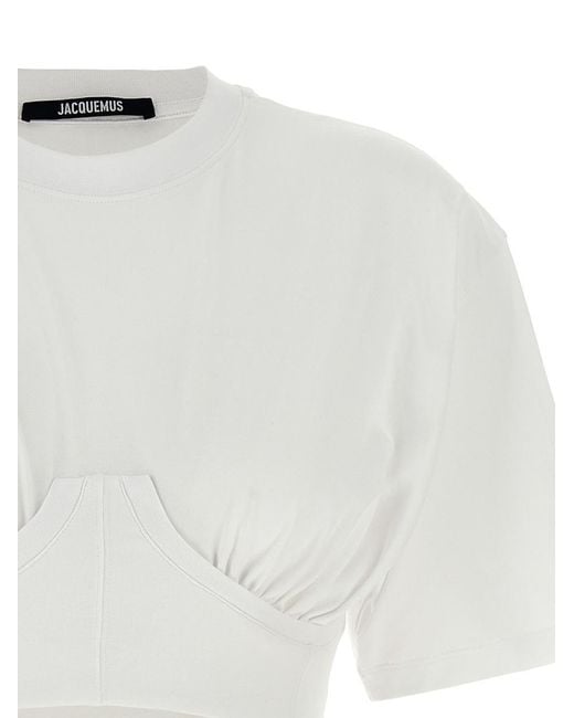 Jacquemus White 'Caraco' T-Shirt