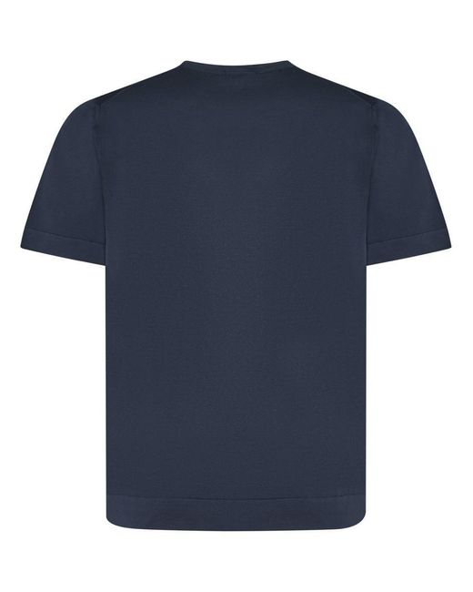 Drumohr Blue T-Shirt for men