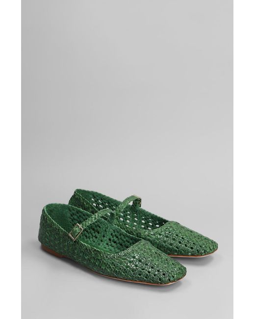 Fabio Rusconi Green Ballet Flats