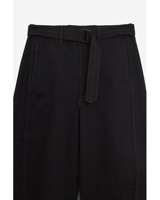 Lemaire Black Pants for men