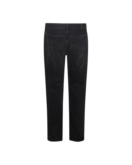 Amiri Black Jeans With Rips And Bandana Detail for men