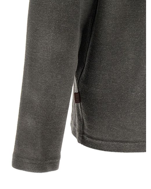 DIESEL 'S-Ruben' Sweatshirt in Gray for Men | Lyst