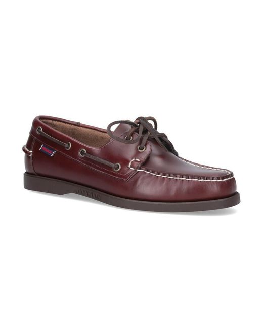 Sebago Purple Flat Shoes for men