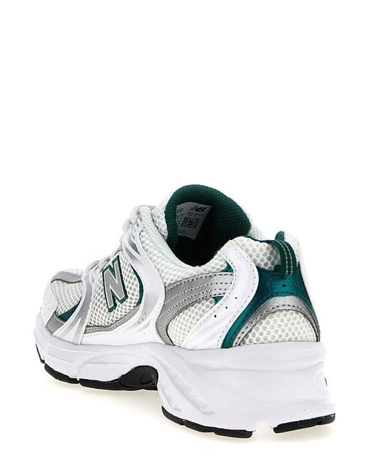 New Balance White '530' Sneakers
