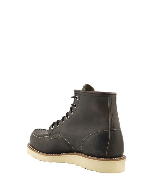 Red Wing Black Classic Moc for men