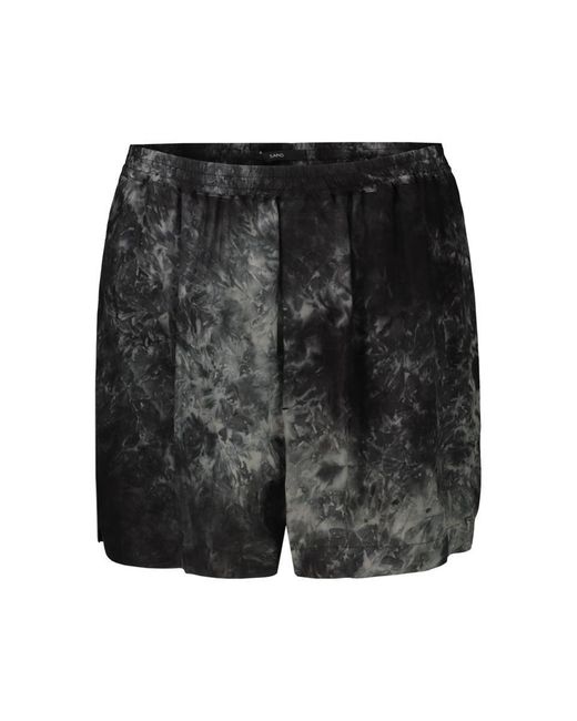 SAPIO Black N42 Twill Cupro Short
