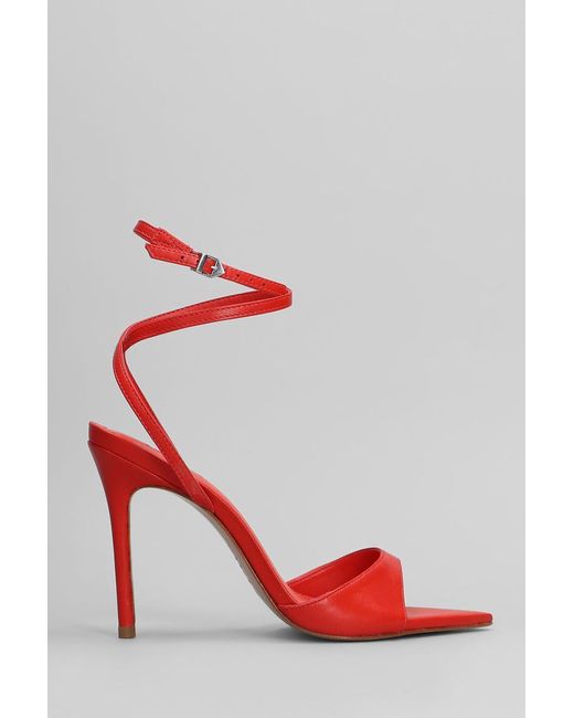 SCHUTZ SHOES Red Sandals