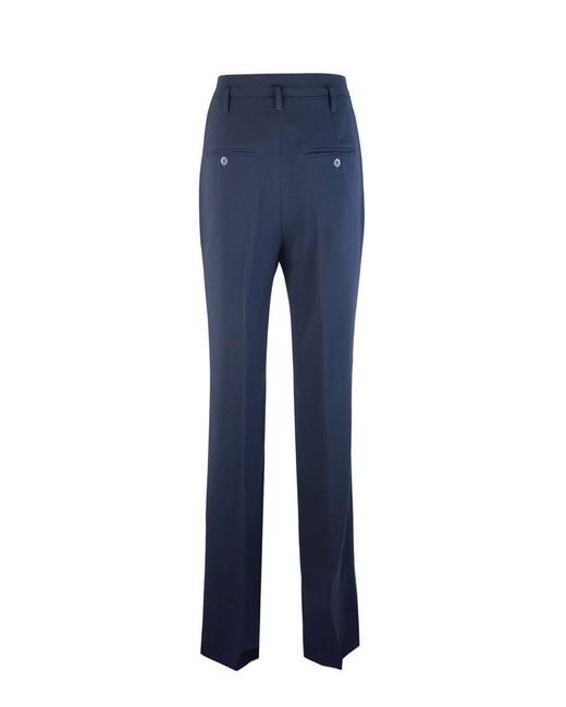 Max Mara Blue Pantalone Alabama