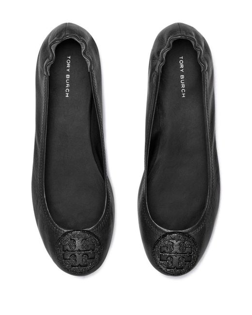 Tory Burch Black Flat Shoes