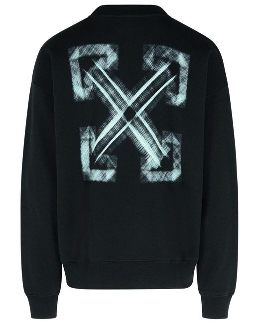 Off-White c/o Virgil Abloh Black Vibe Arrow Skate Crewneck for men