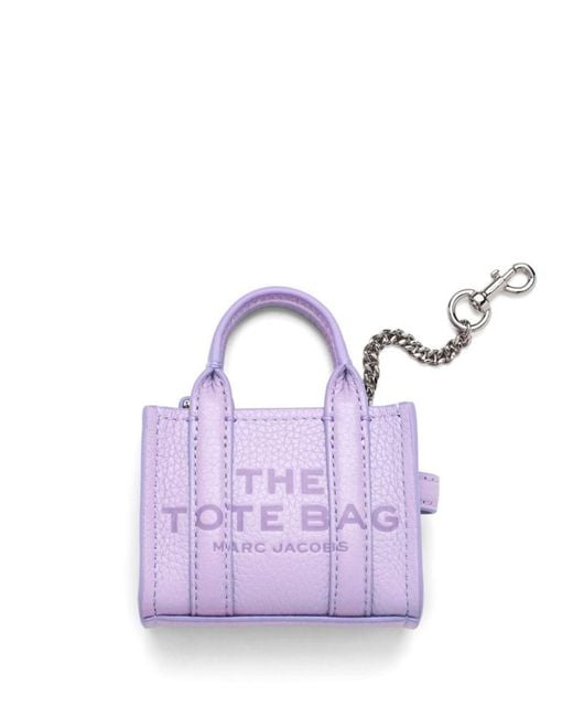 Marc Jacobs Purple The Nano Tote Bag Charm
