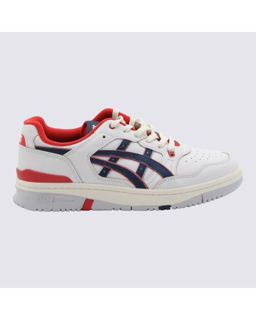 COMME DES GARCONS X ASICS White Leather Sneakers for men