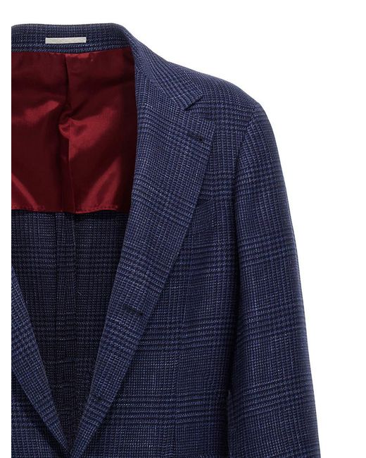 Brunello Cucinelli Blue Coats & Jackets for men