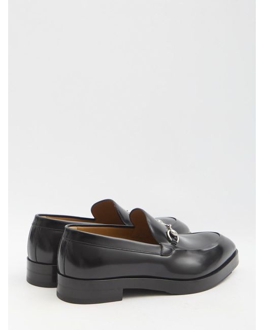 Gucci White Horsebit Mocassins Loafer for men