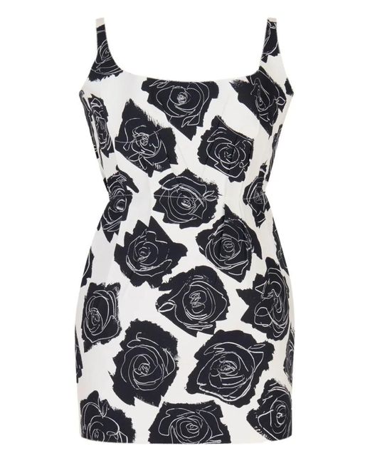 Marni Multicolor Bonded Poplin Mini Dress