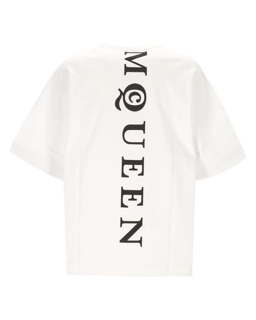 Alexander McQueen White T-Shirts And Polos for men